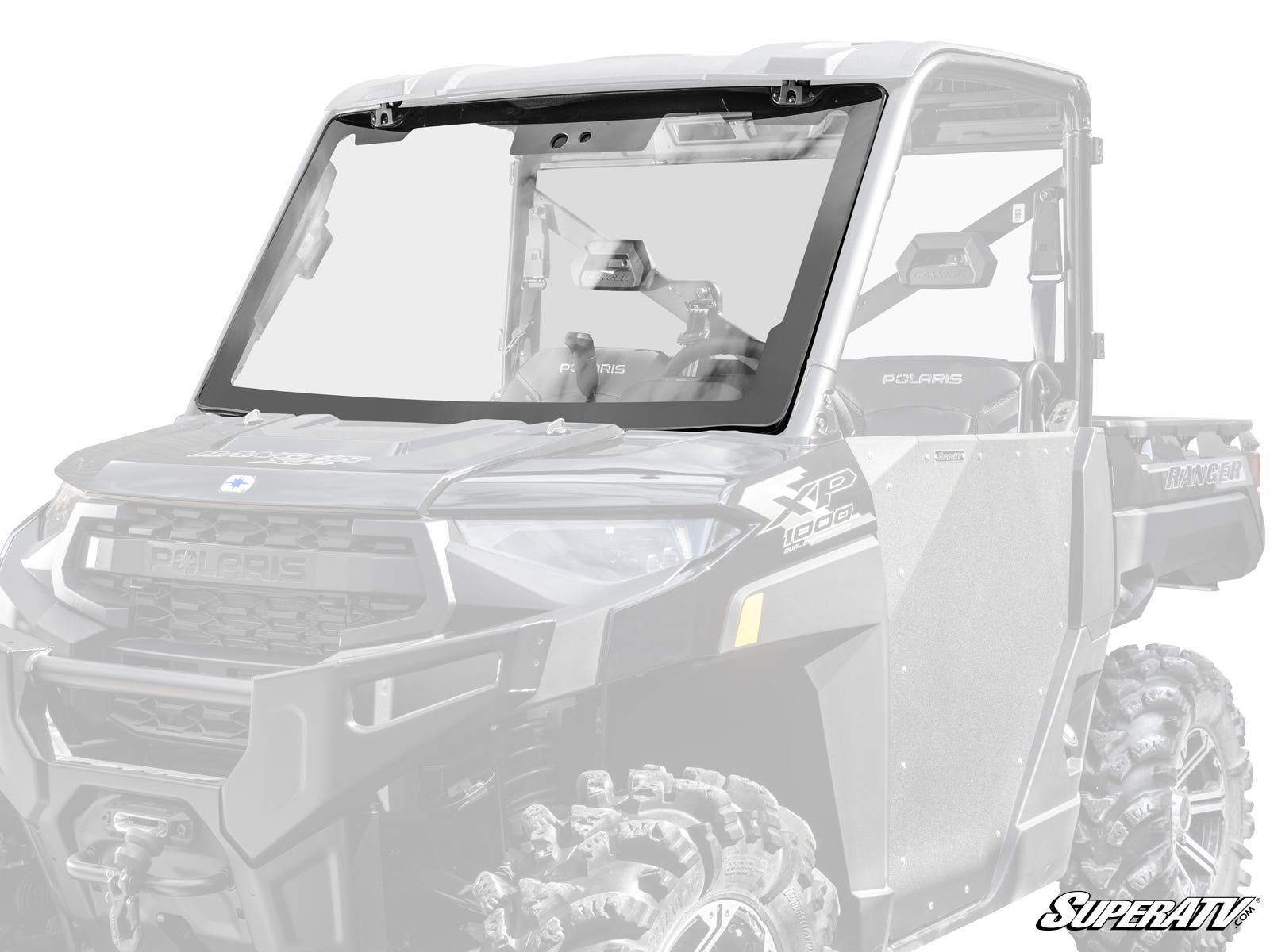 POLARIS RANGER XP KINETIC MAXDRIVE POWER FLIP GLASS WINDSHIELD