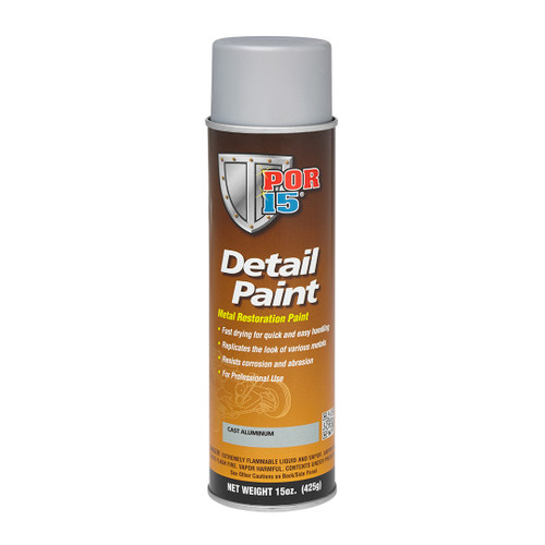 POR 15 41618 Aerosol Restoration Detail Paint - Cast Alumimum - 15oz Can
