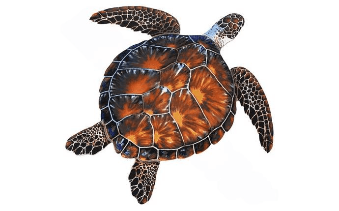 PORC-BT10-24 24″ x 26″ Brown Turtle Mosaic Pool Tile