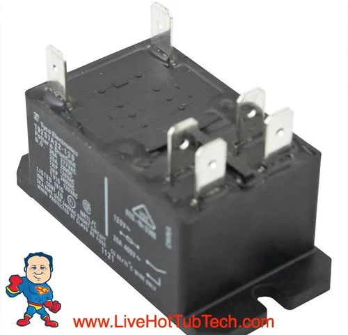 Potter & Brumfield T-92 Series DPST Relay 30 Amp 115 Volt Coil for Hot Tubs