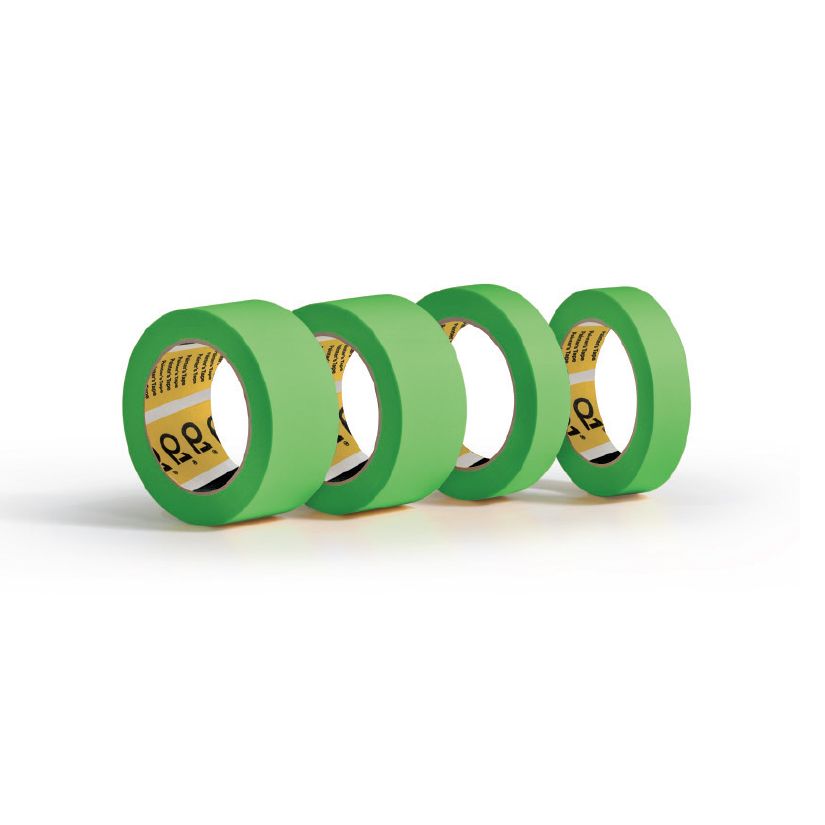 Q1 HPG118 High Performance Green Masking Tape, 55 m x 18 mm, 130 µm, 48 per case