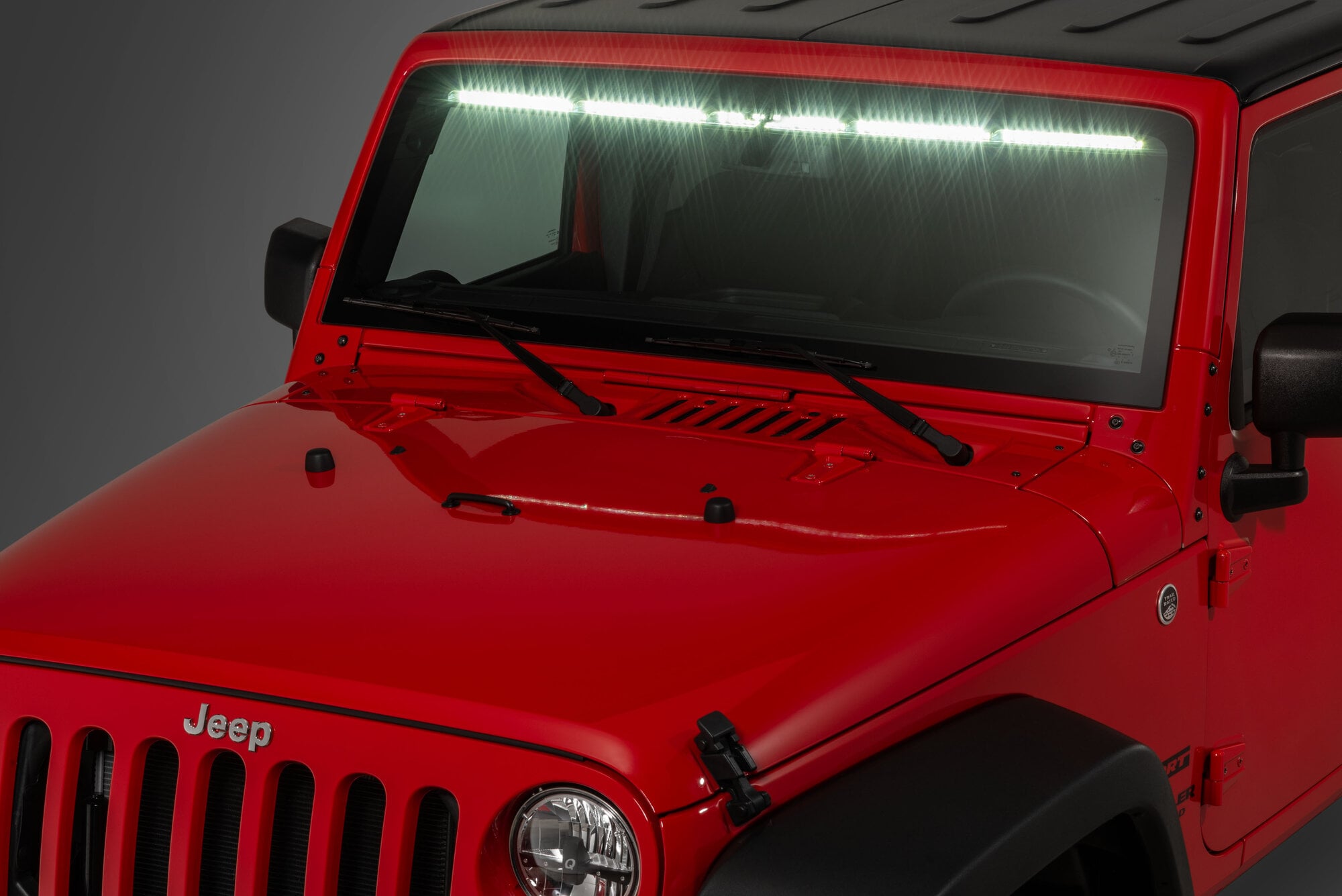 Quadratec Gen II Stealth LED Interior Mount 50" Light Barfor 07-18 Jeep Wrangler JK