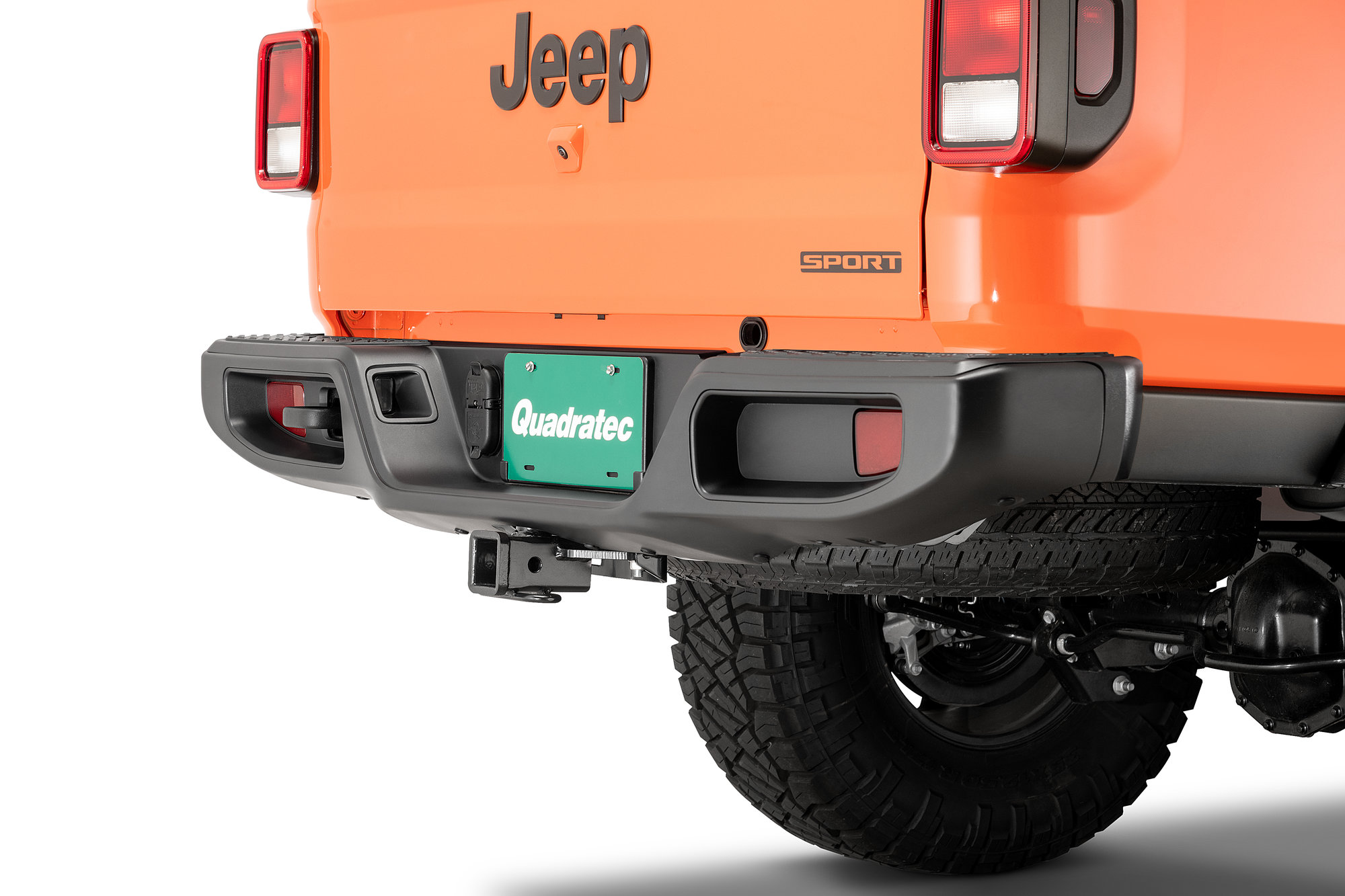 Quadratec Premium 2" Receiver Hitch for 20-26 Jeep Gladiator JT