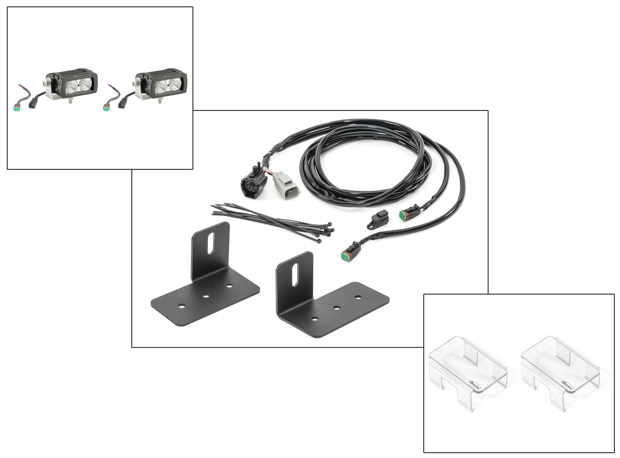 Quadratec Ultimate Backup Light Kit for 07-18 Jeep Wrangler JK
