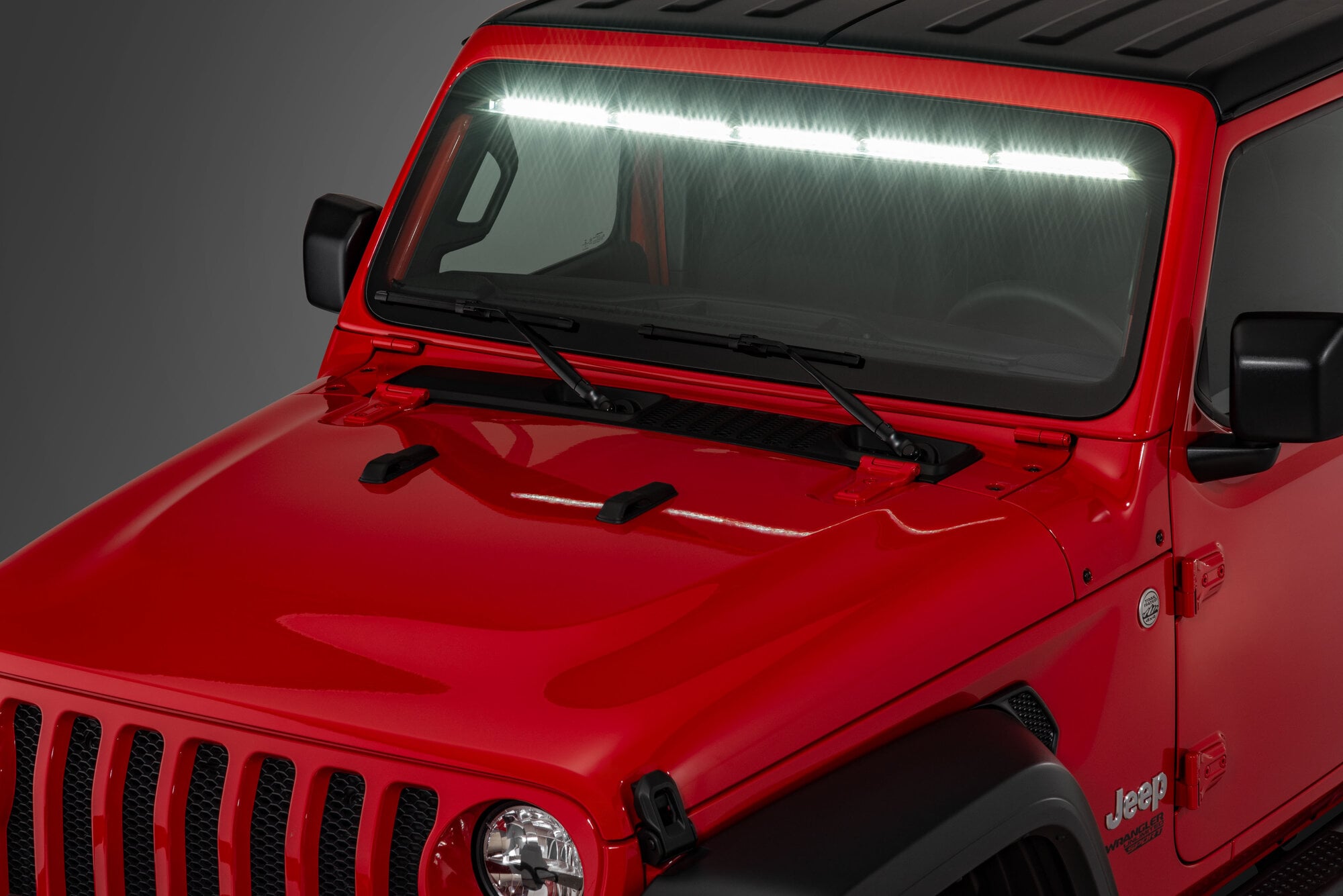 Quadratec Gen II Stealth LED Interior Mount 50” Light Bar for 18-26 Jeep Wrangler JL & Gladiator JT