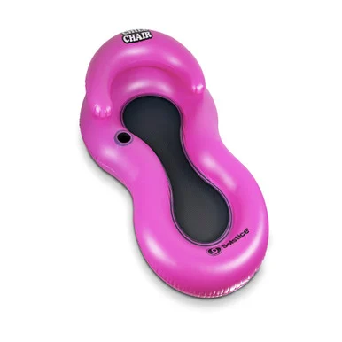 Relax in Style with the 61-Inch Inflatable Hot Pink Chill Swimming Pool Floating Lounge Chair
