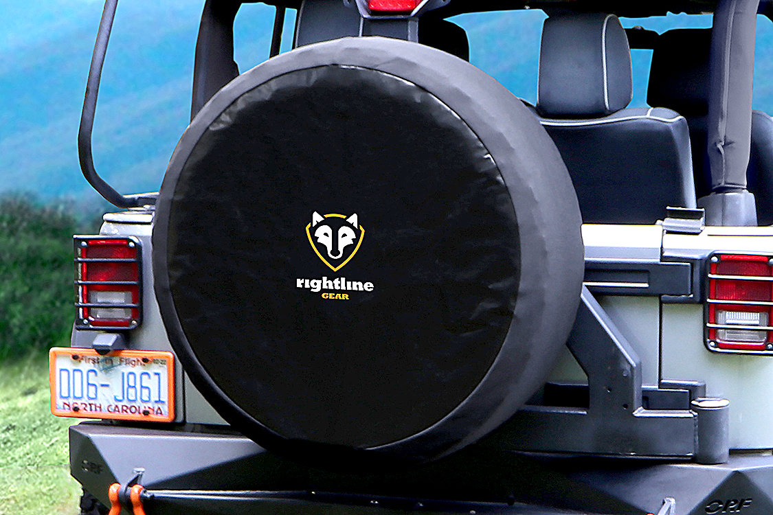 Rightline Gear 4x4 100T68 Adjustable Spare Tire Cover for 27”- 35” Tires