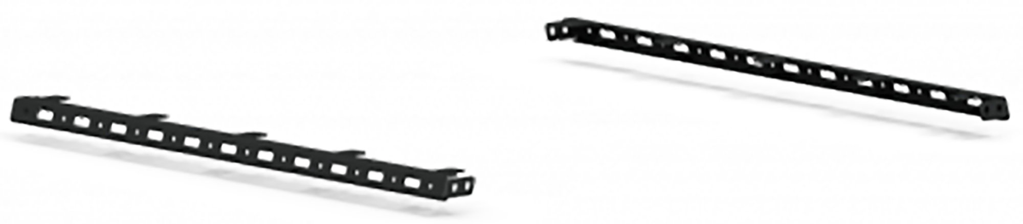 Road Armor 500BRS-TLMK-415 Treck Dual Upper 5 Ft. Bed Accessory Rail & 5-Light Mount Pair for 20-26 Jeep Gladiator JT