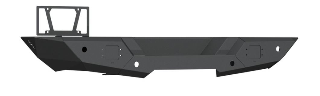 Road Armor 5183XR0B Spartan Rear Bumper for 18-26 Jeep Wrangler JL