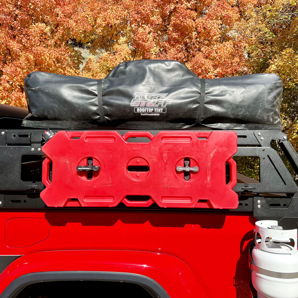 Rock Slide Engineering RK-102 Gladiator Overland Rack Flip Up Side Panels for 20-26 Jeep Gladiator JT & 16-26 Toyota Tacoma