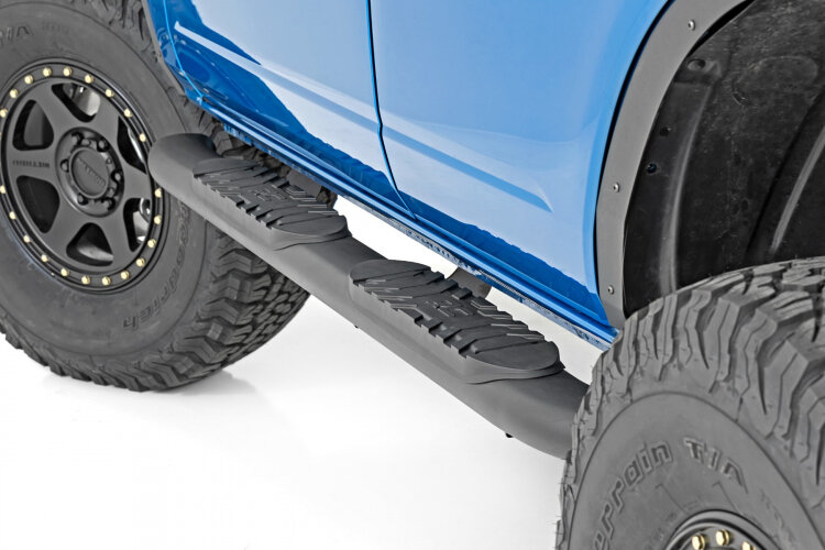 Rough Country 21011 Oval Nerf Step Bars for 21-26 Ford Bronco 4-Door