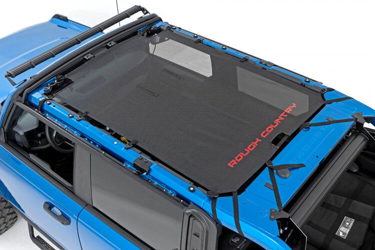 Rough Country Mesh Bikini Top Plus for 21-25 Ford Bronco 4-Door