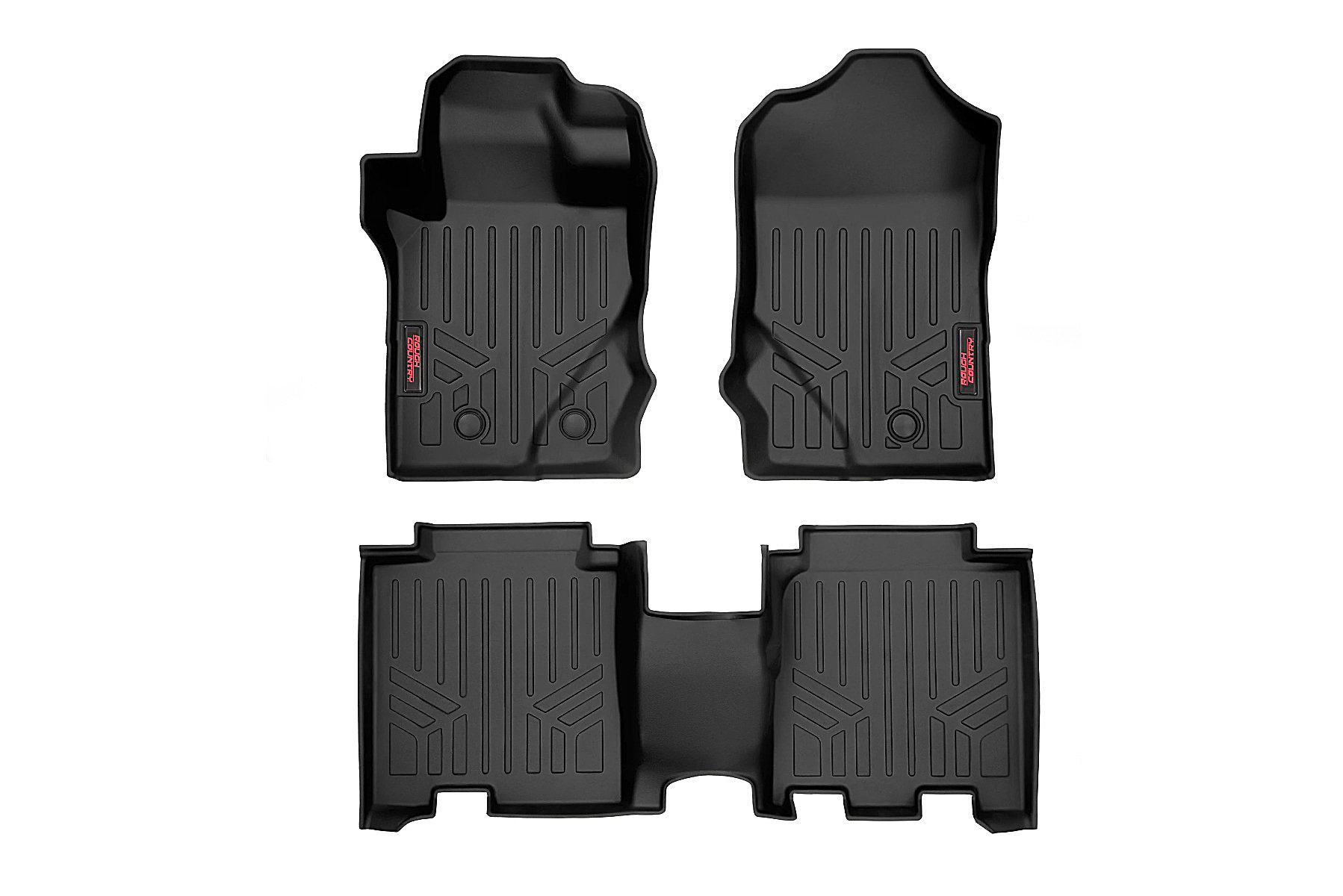 Rough Country Floor Mats for 21-26 Ford Bronco