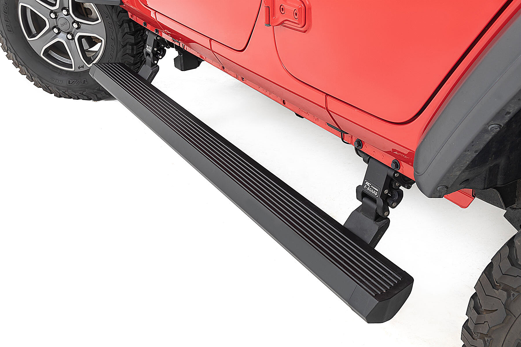 Rough Country PSR610430 Running Boards for 18-26 Jeep Wrangler JL Unlimited 4-Door