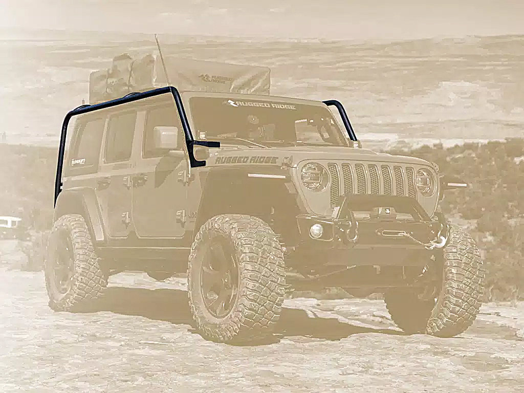 Rugged Ridge 11703.23 Sherpa Roof Rack System for 18-26 Jeep Wrangler JL Unlimited