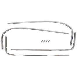 Counterpart Automotive 1964-1966 Chevrolet Gmc Truck Windshield Trim Polished Stainless