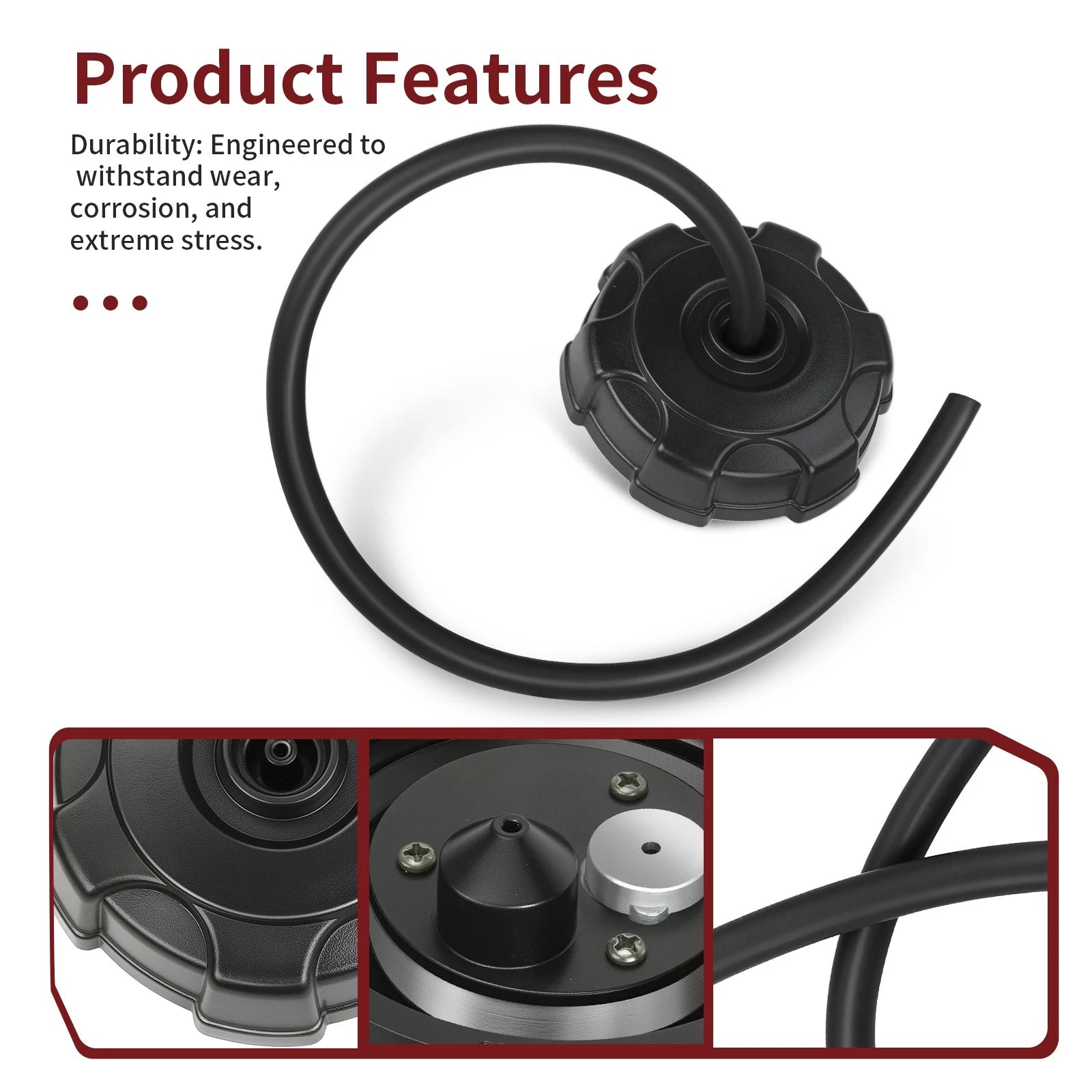 Fuel Tank Cap Tube for Kawasaki Prairie 400 2x4 4x4 (1997–2002) 51048-1133