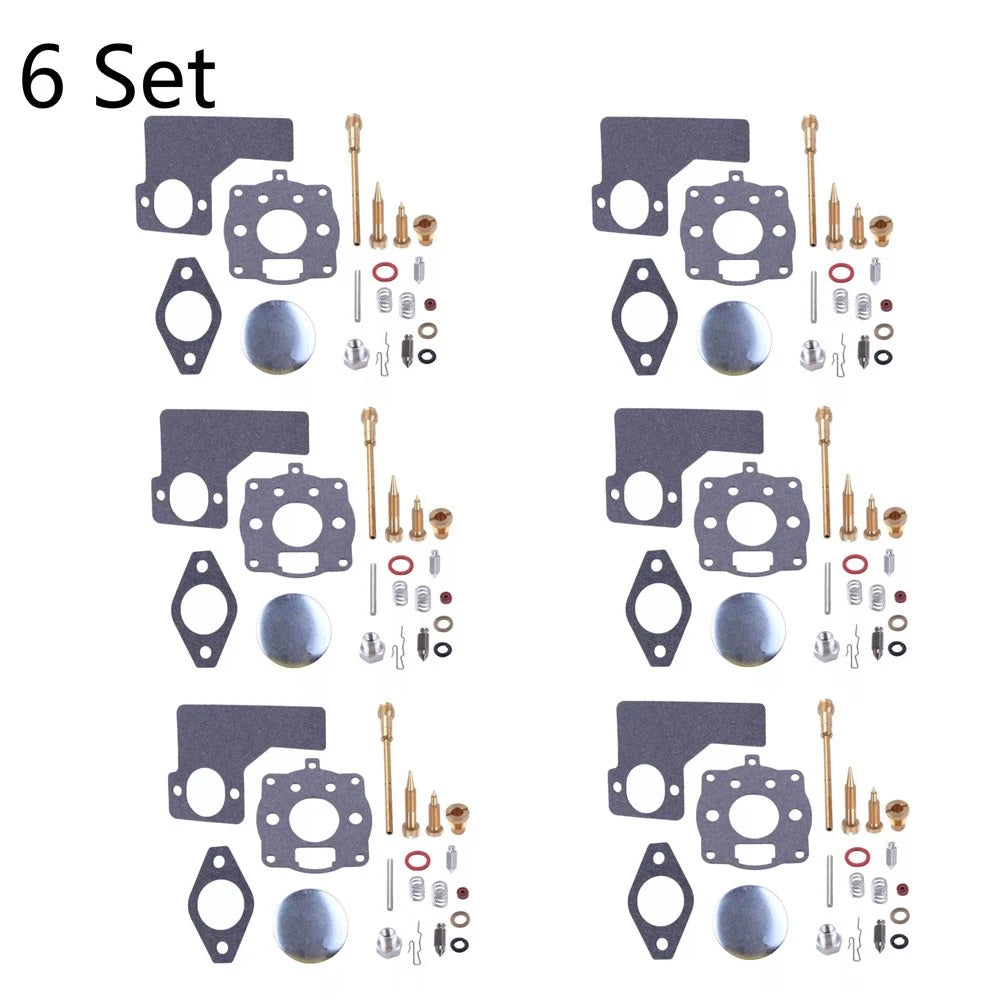 Set of 6 Carburetor Repair Kits for B&S 394989 243431 243432 243434 243436