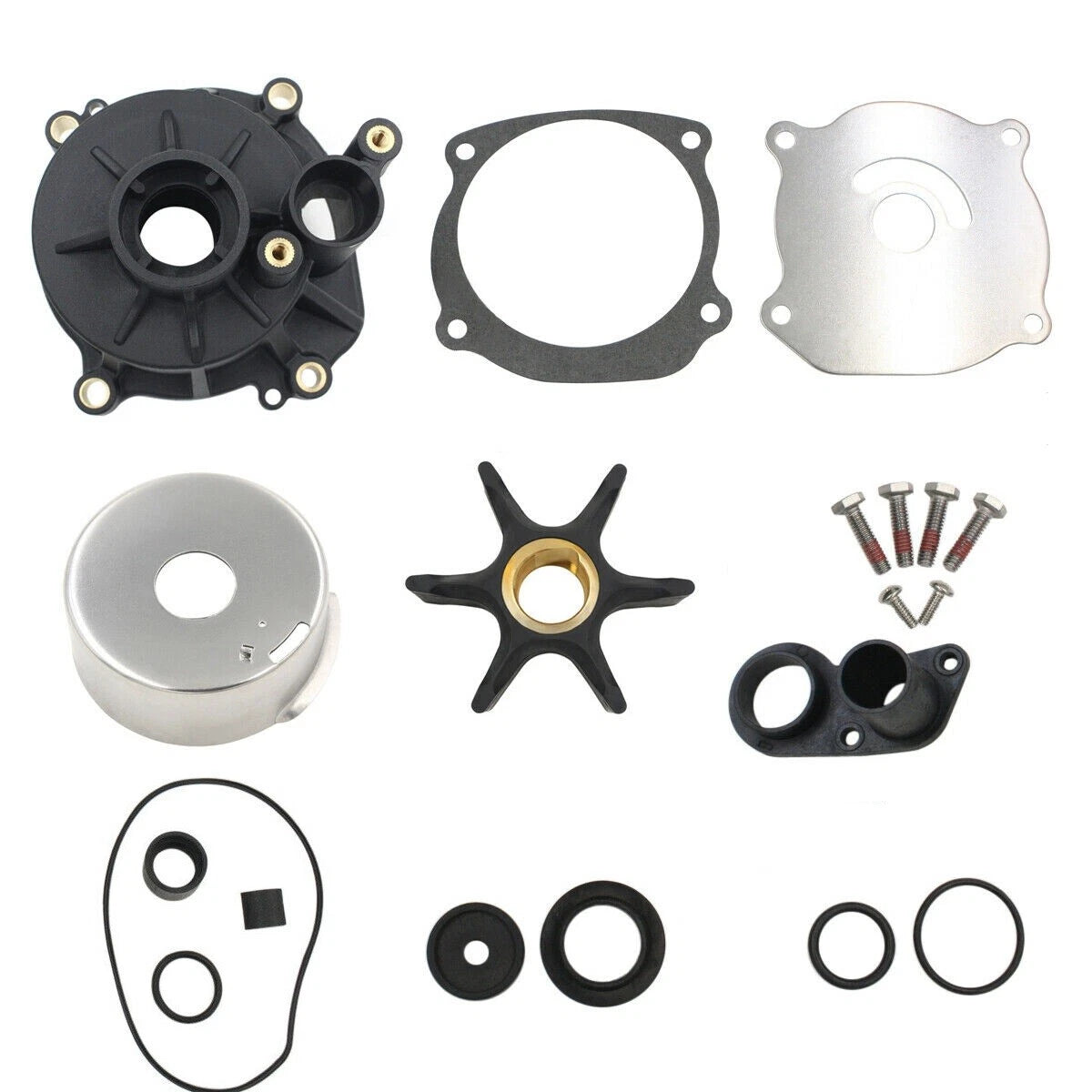 Water Pump Impeller Repair Kit for Johnson Evinrude 85-300 HP (1980–2023) 5001594