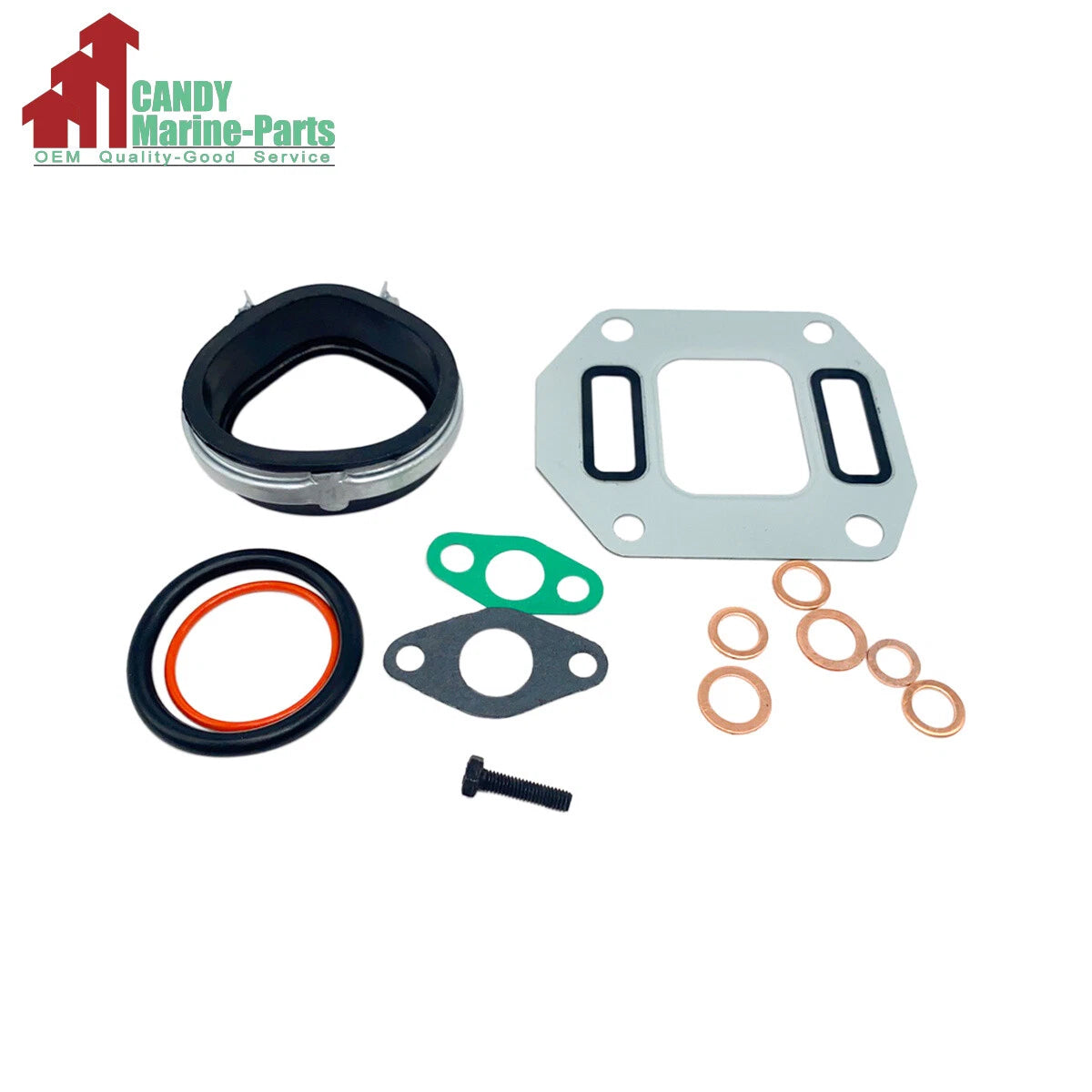Turbo Gasket Kit for Volvo Penta Diesel 31 32 41 42 (No Years Specified) 3582563 876108 876312
