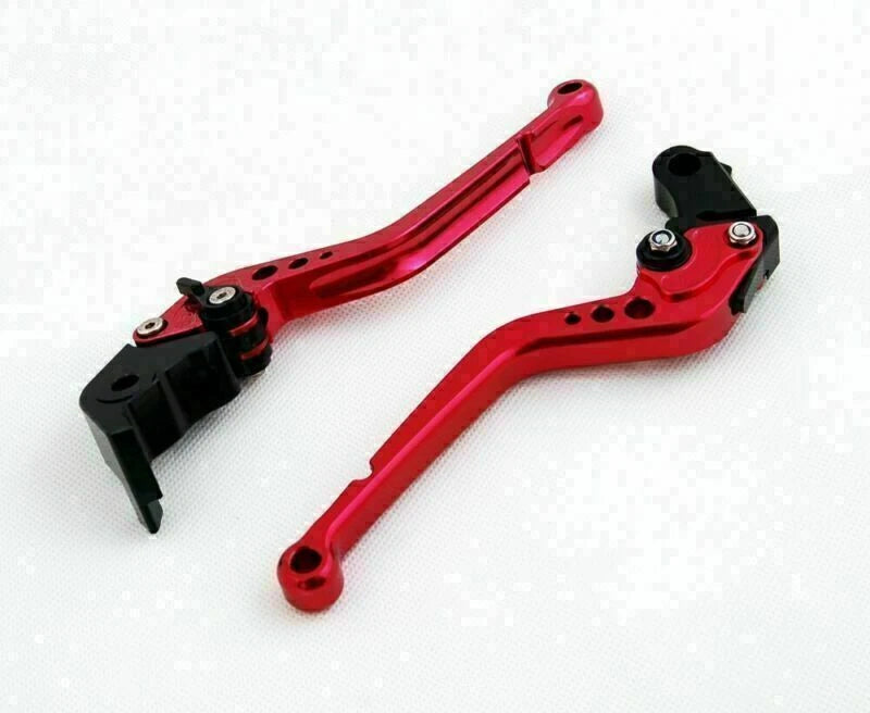Long Brake Clutch Levers for Yamaha MT-01 (2004–2009), V-MAX (2009–2014) Red T9