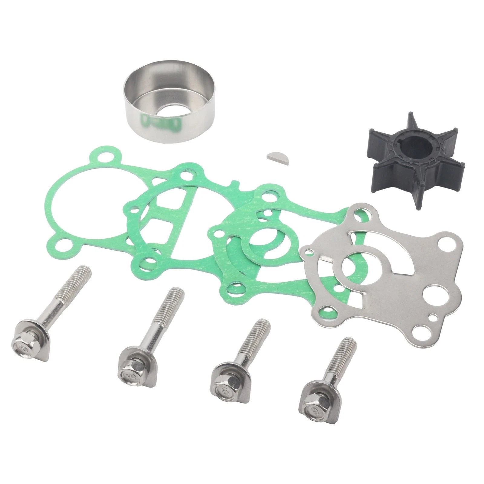 Outboard Water Pump Repair Kit for Yamaha 25 30 HP (2-Stroke) (6J8-W0078-A1)