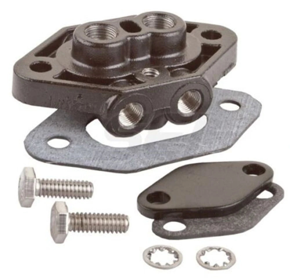 Trim Cylinder Connector Hydraulic Line Manifold for MerCruiser Alpha Bravo