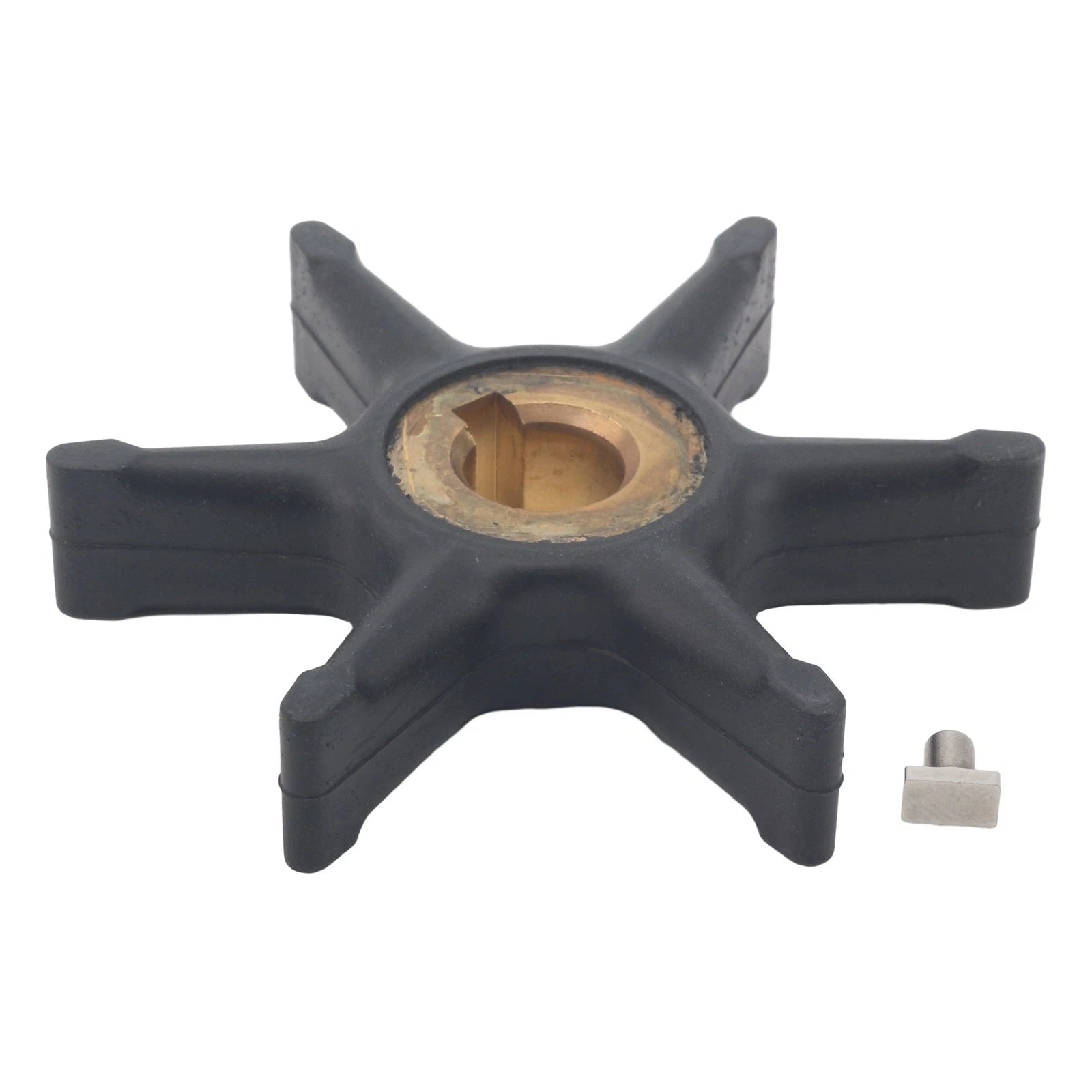 Water Pump Impeller w/Key for Johnson OMC Outboard (434424, 18-3001, 500350)