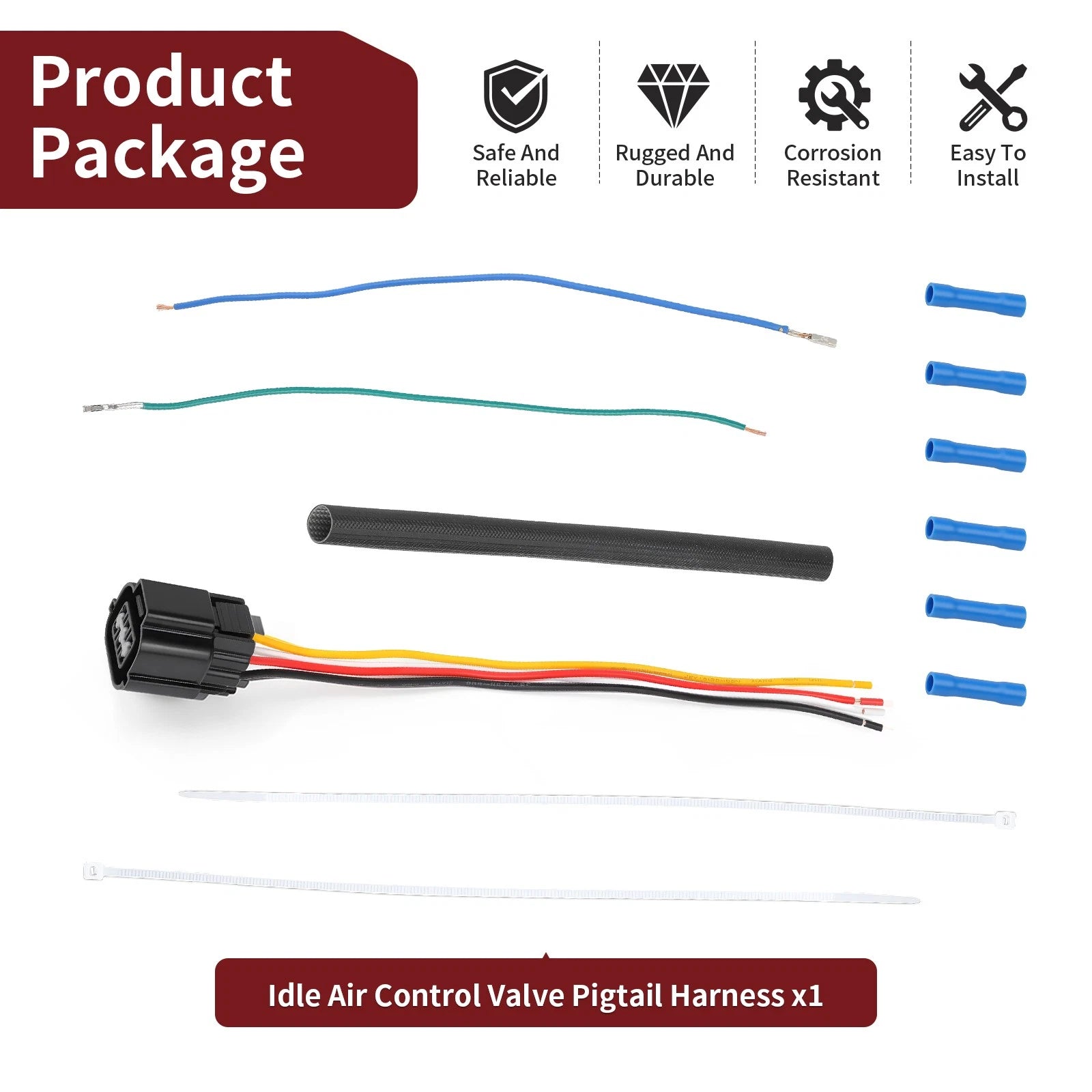 Idle Air Control Valve Pigtail Harness for Polaris Scrambler XP 1000 (2014–2018)