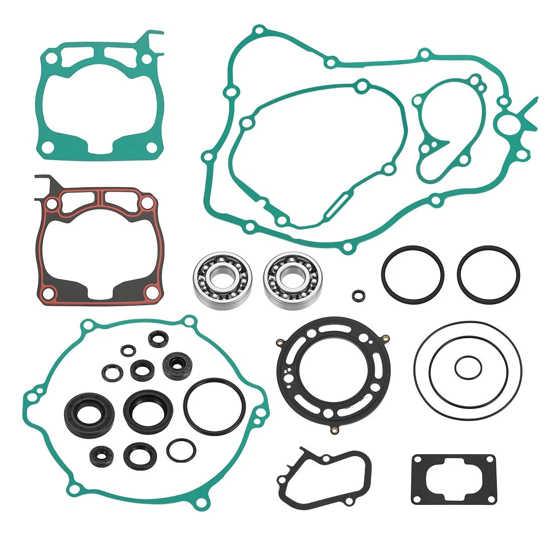 Complete Engine Gasket Kit Set w/ Oil Seals for Yamaha YZ125 (2005–2021)