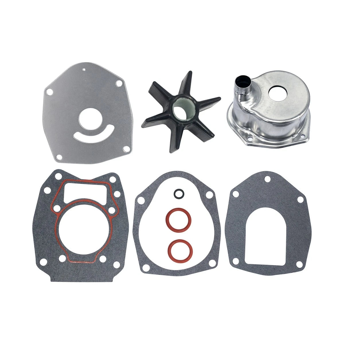 Water Pump Impeller Kit with Housing for Mercury Outboard 75/90/115HP (4-Stroke)