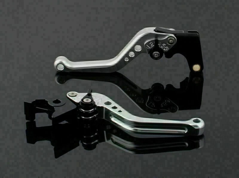 Short Brake Clutch Levers for Honda CBR600RR (2003–2006) CBR954RR (2002–2003) Silver T9