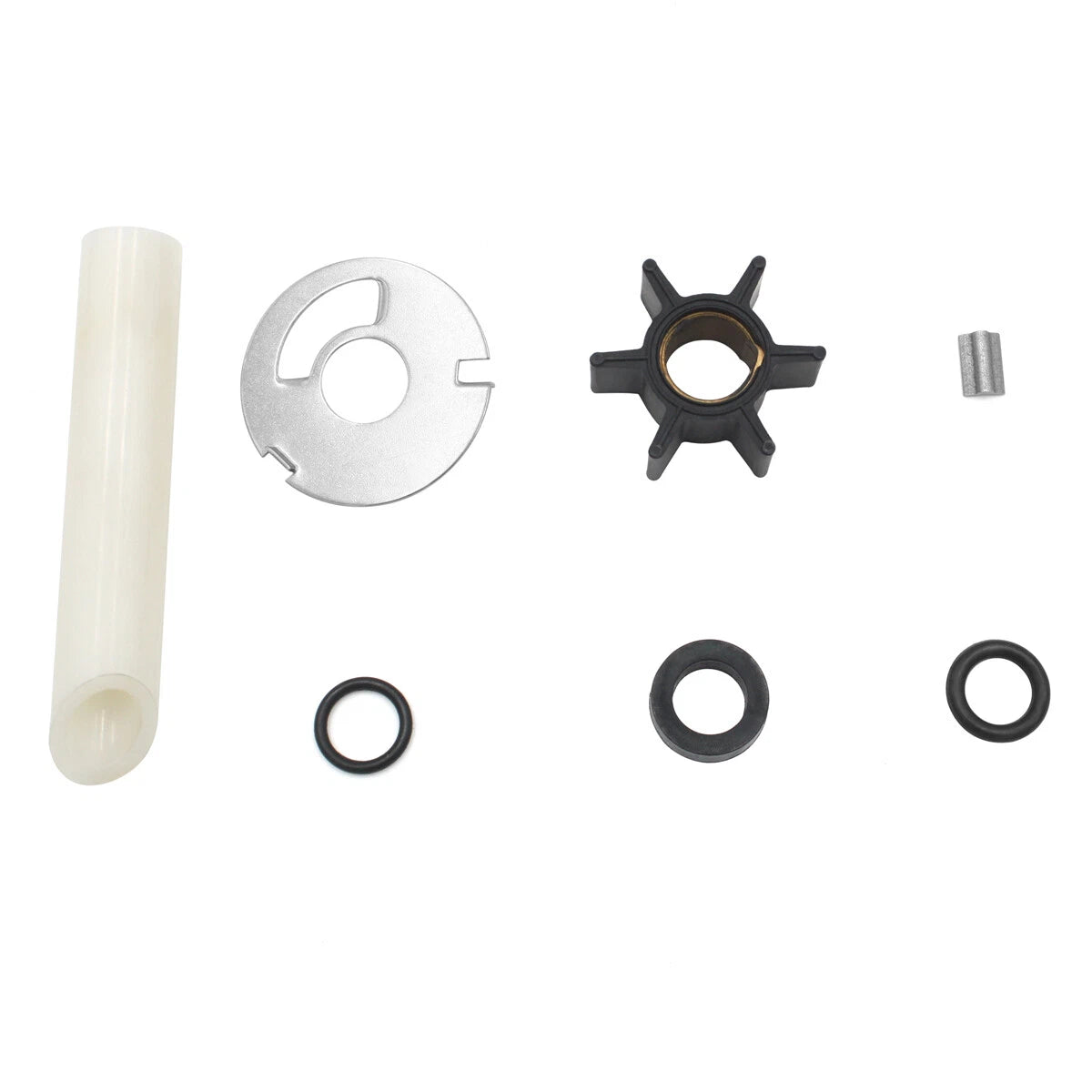 Water Pump Impeller Kit 89981Q1 for Mercury 4-9.8HP Outboard (0.456")