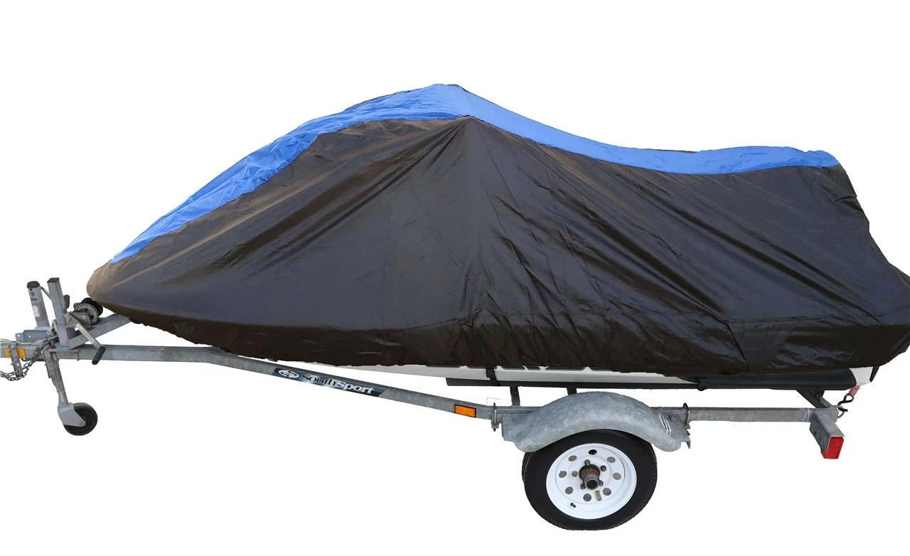 420 Denier Black + Blue PWC Jet Ski Cover for Sea Doo GT