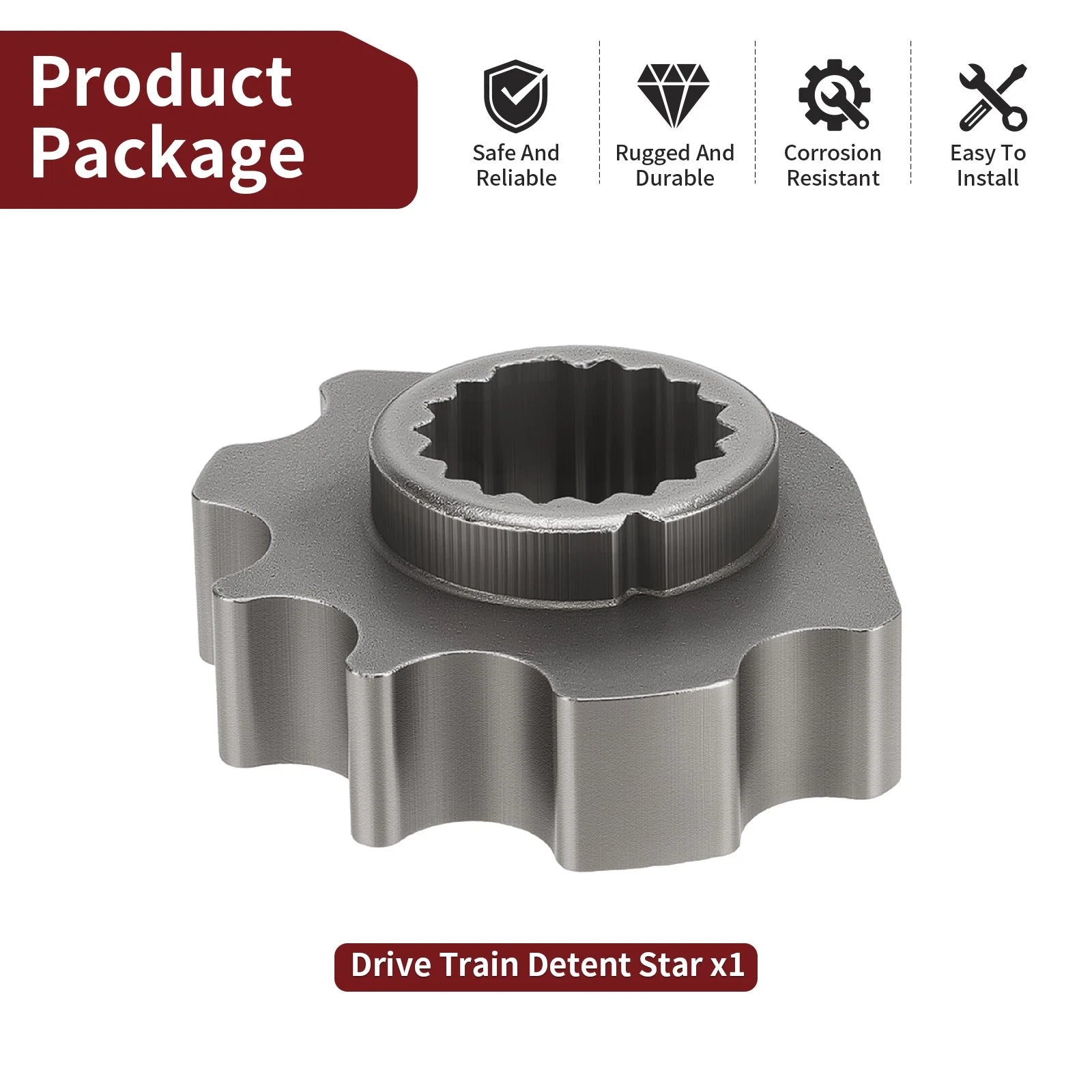 Drive Train Detent Star 3235982 for Polaris Ranger XP 900 Crew (2017–2019)