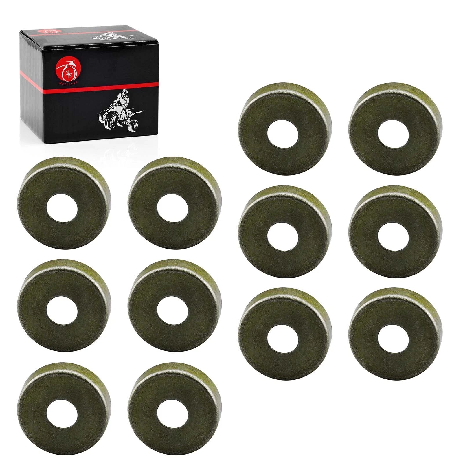 12X A Arm Dust Cover Seal Caps Kit for Yamaha YFZ450 (2004–2009, 2012–2013)