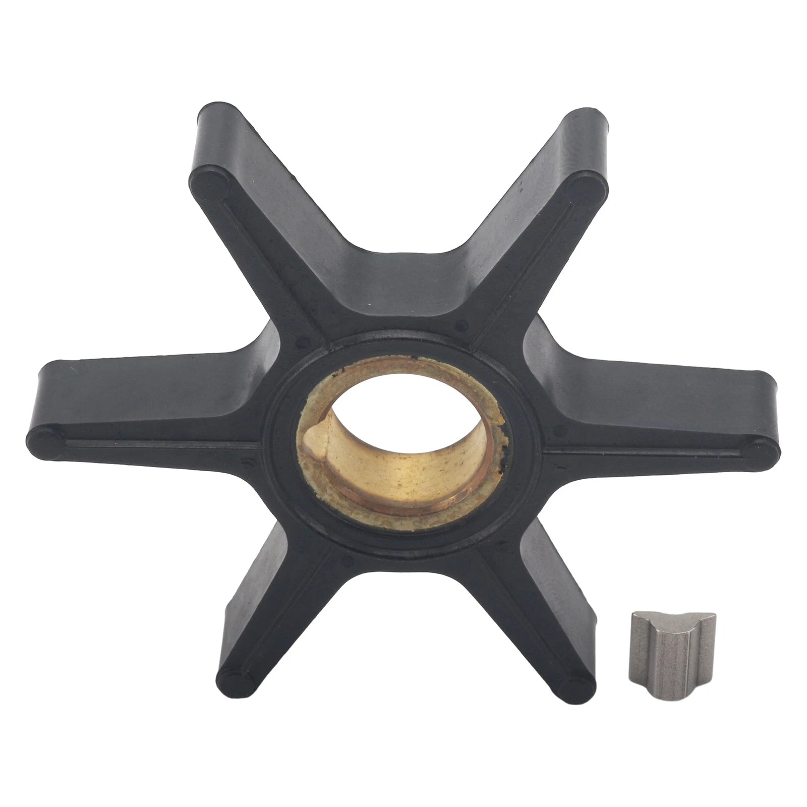 Outboard Water Pump Impeller & Key for Mercury Marine (47-85089, 18-3057)