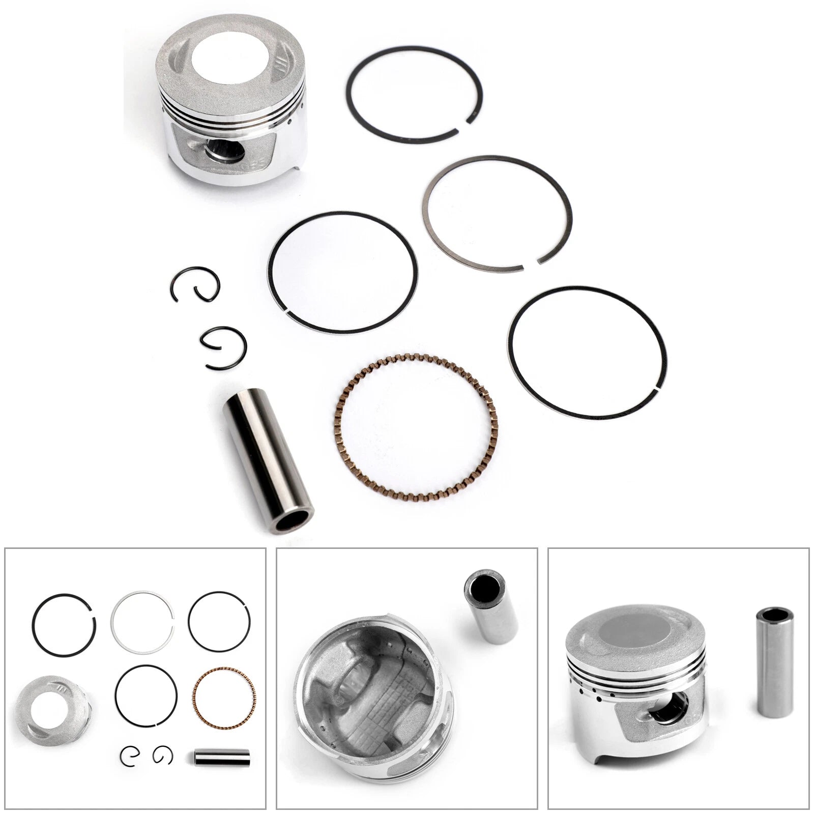 Piston Ring Kit for Honda C70 CRF70F CT70 XR70R S65 (1970–2023) 47mm STD