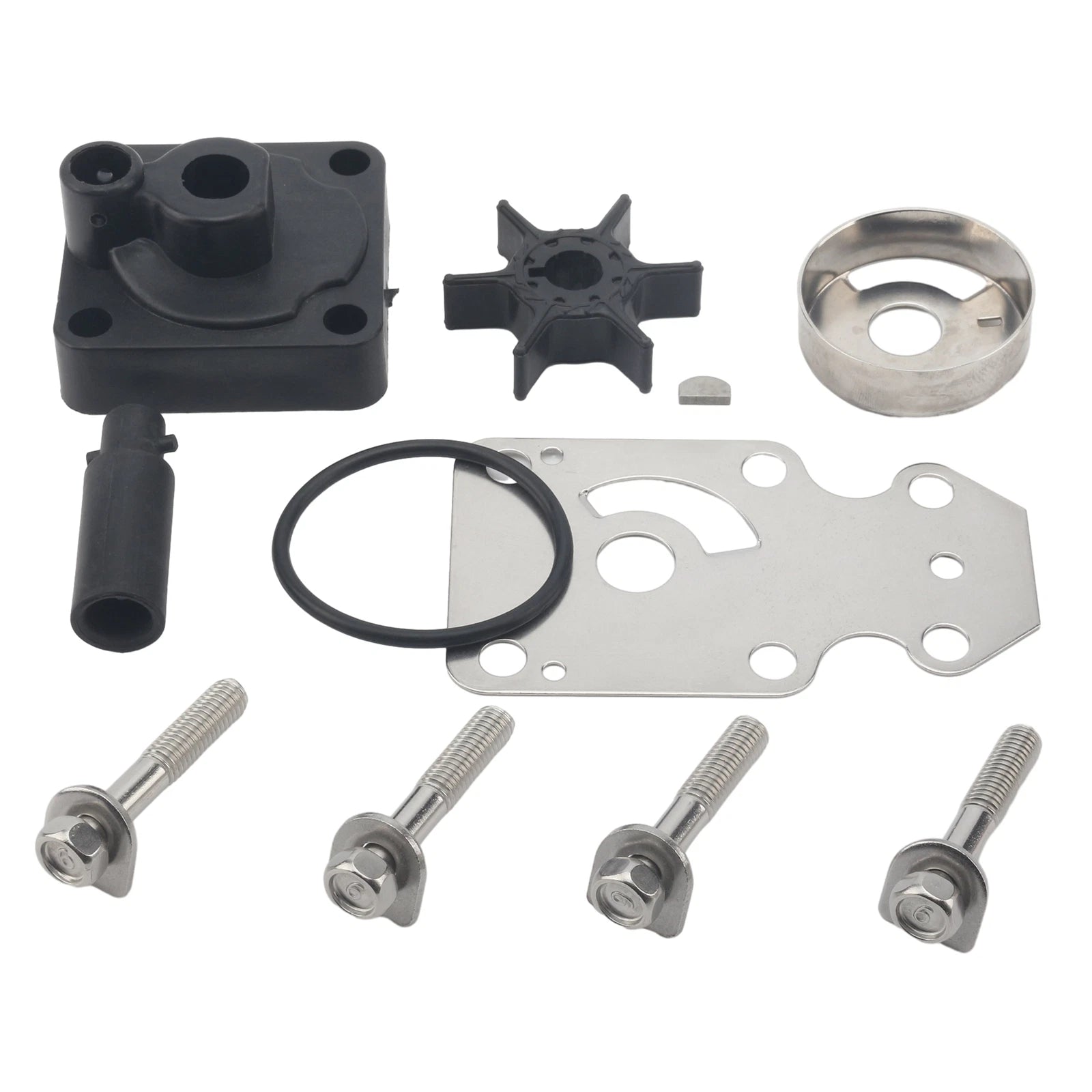 Water Pump Impeller Kit for Yamaha 6 8 9.9 HP Outboard (68T-W0078-00, 18-3450)