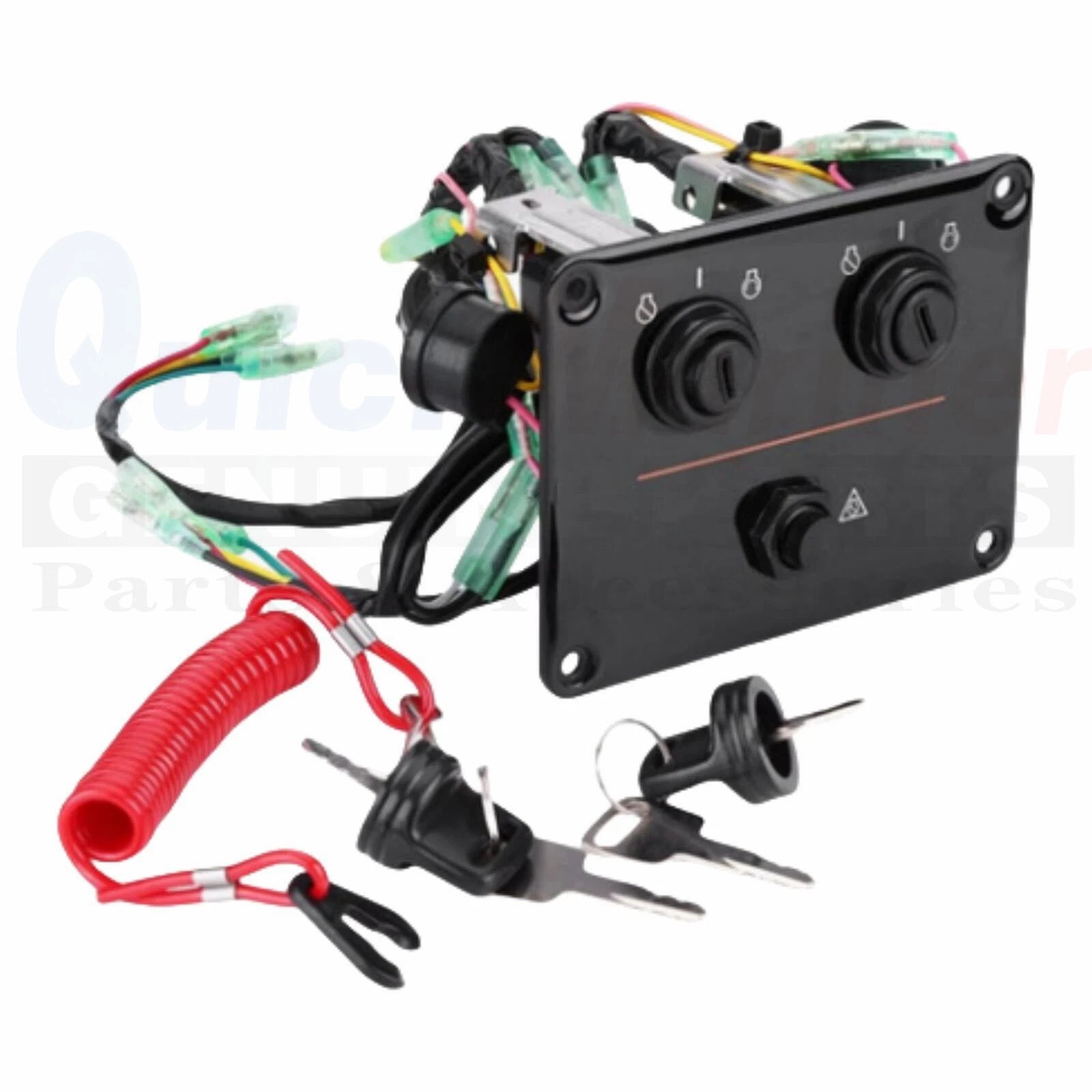 Dual Key Switch for Yamaha Outboards (6K1-82570-13-00, 6K1-82570-08-00)