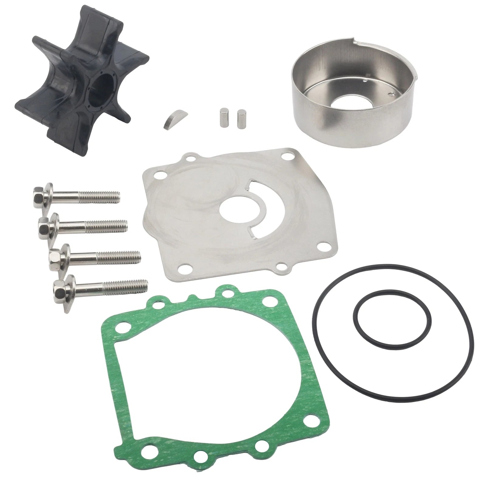 Water Pump Repair Kit for Yamaha 150 200 225 250 300 HP Outboard (2000–2023)