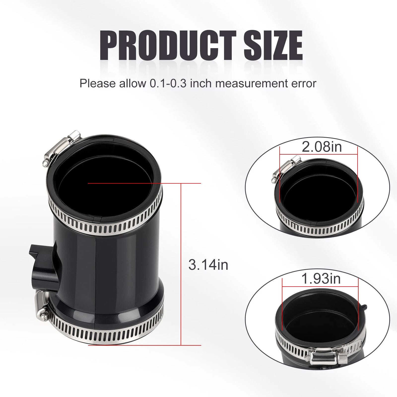 Air Cleaner Boot Joint for Yamaha Grizzly 450 4x4 YFM450 (2007–2014)