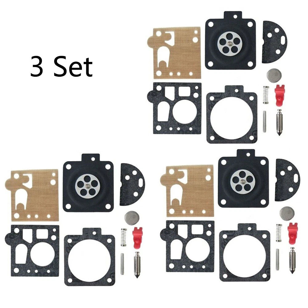 Set of 3 Carburetor Rebuild Kits for STIHL MS380 MS381 038 066 BING 48