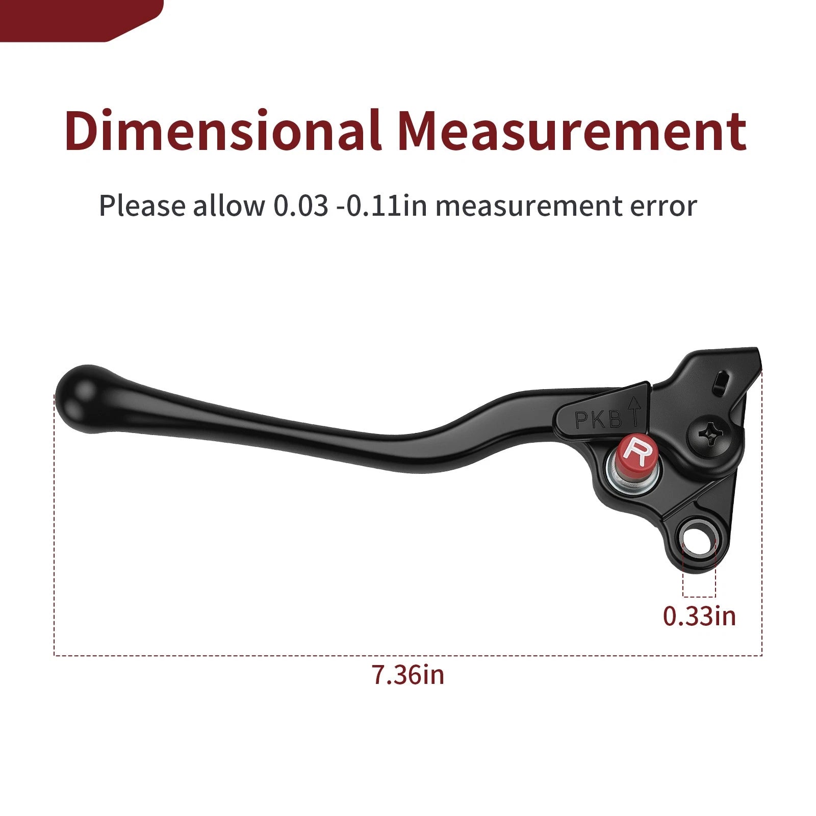 Left Hand Rear Brake Lever for Honda Foreman 500 TRX500FE/FM/FPE/FPM (2012–2014)