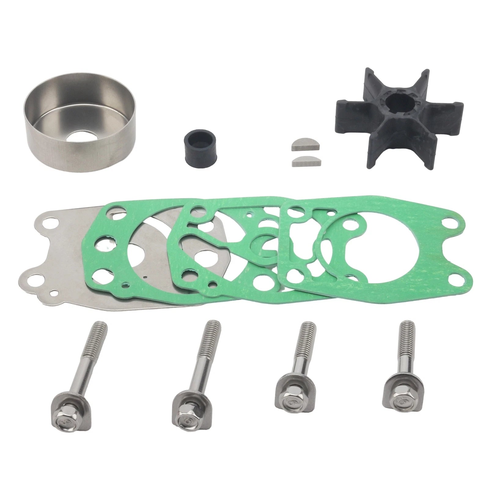 Water Pump Impeller Repair Kit for Yamaha Outboard (679-W0078-00, 679-W0078-01)