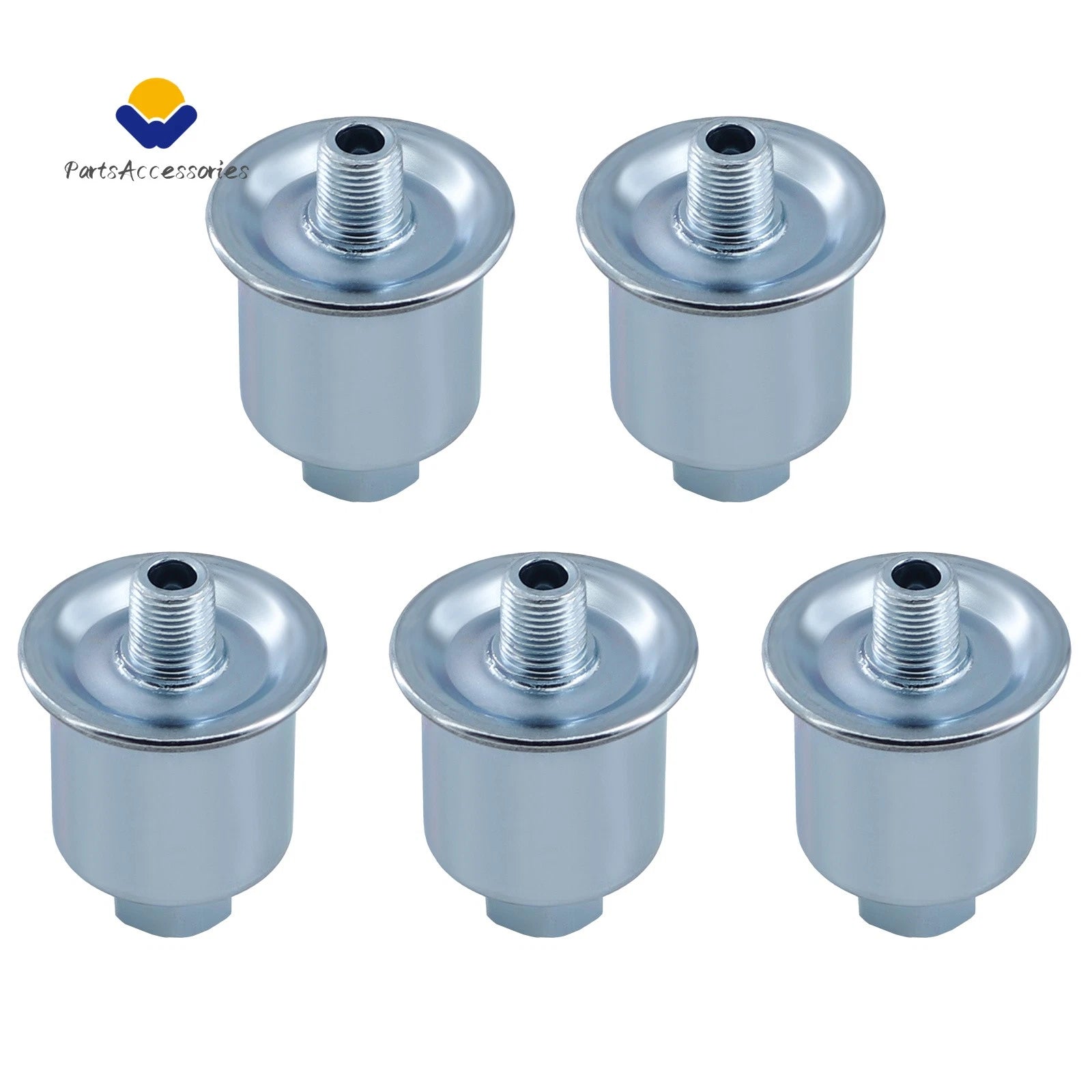 5 Metal Fuel Filters for Kohler 25 050 22-S John Deere AM116304 Stens 120-436