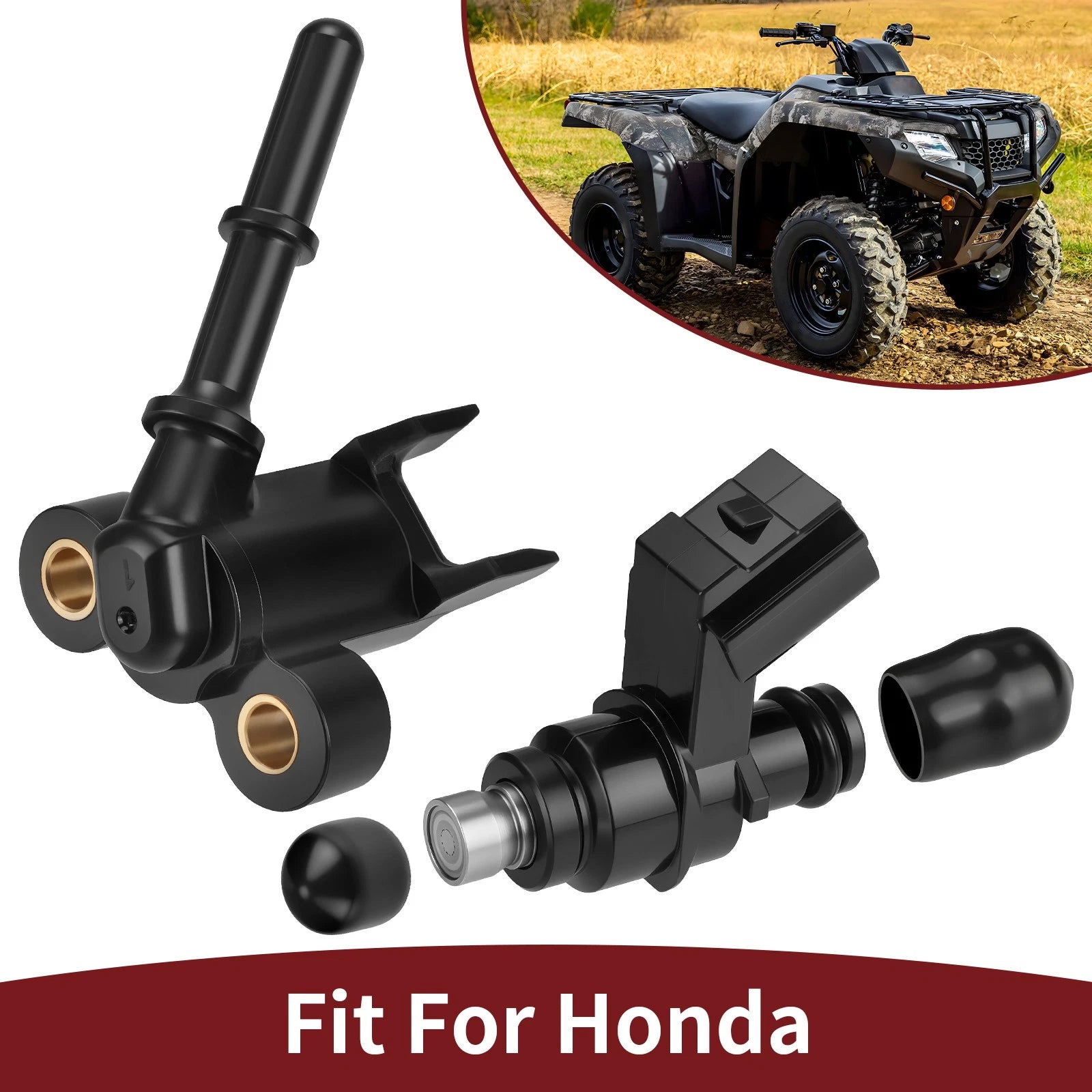 Fuel Injector + Joint Cap for Honda Foreman Rubicon 500 TRX500FM5/FM6/FM7 (2015–2019)