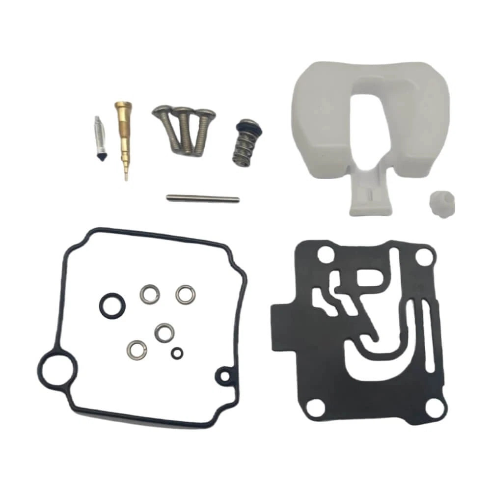 Set of 4 Carburetor Kits for Yamaha 50 HP (4-Stroke) (62Y-W0093-11-00, 62Y-W0093-10-00)