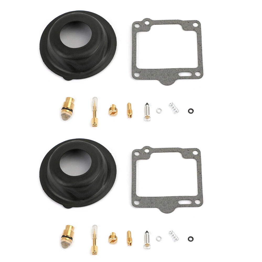 2X Carburetor Repair Kit for Yamaha Virago XV750 (1988–1997) XV1100 (1988–1999)