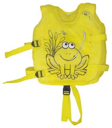 Safe and Stylish 13.25″ Yellow Hungry Frog Swim Vest for Children – Ages 1-3, Intermediate Level